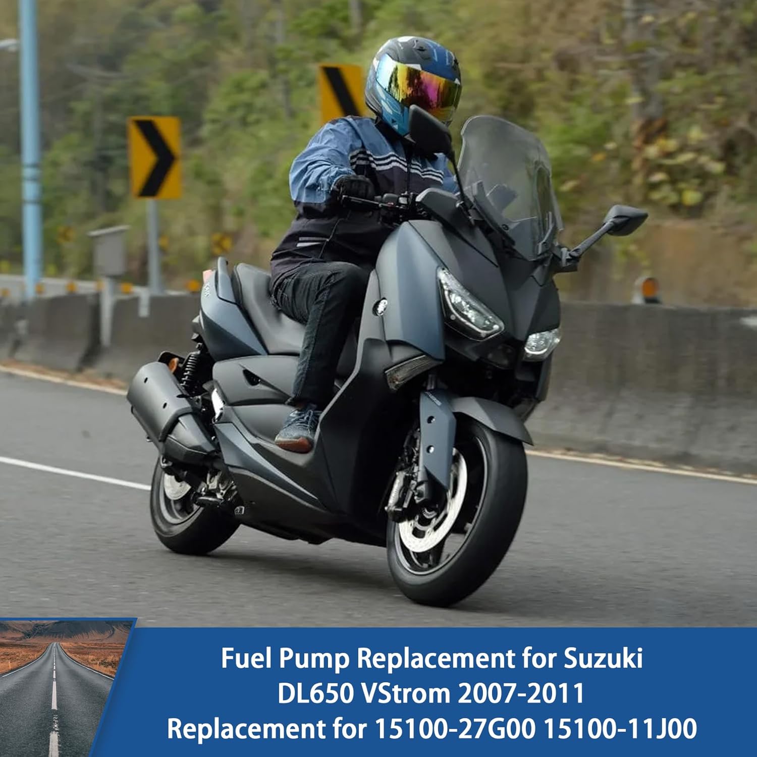 WFLNHB Fuel Pump Replacement for Suzuki DL650 VStrom 2007-2011 15100-27G00 15100-11J00 - Image 6