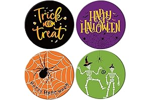 Whaline Halloween Coasters Set of 4