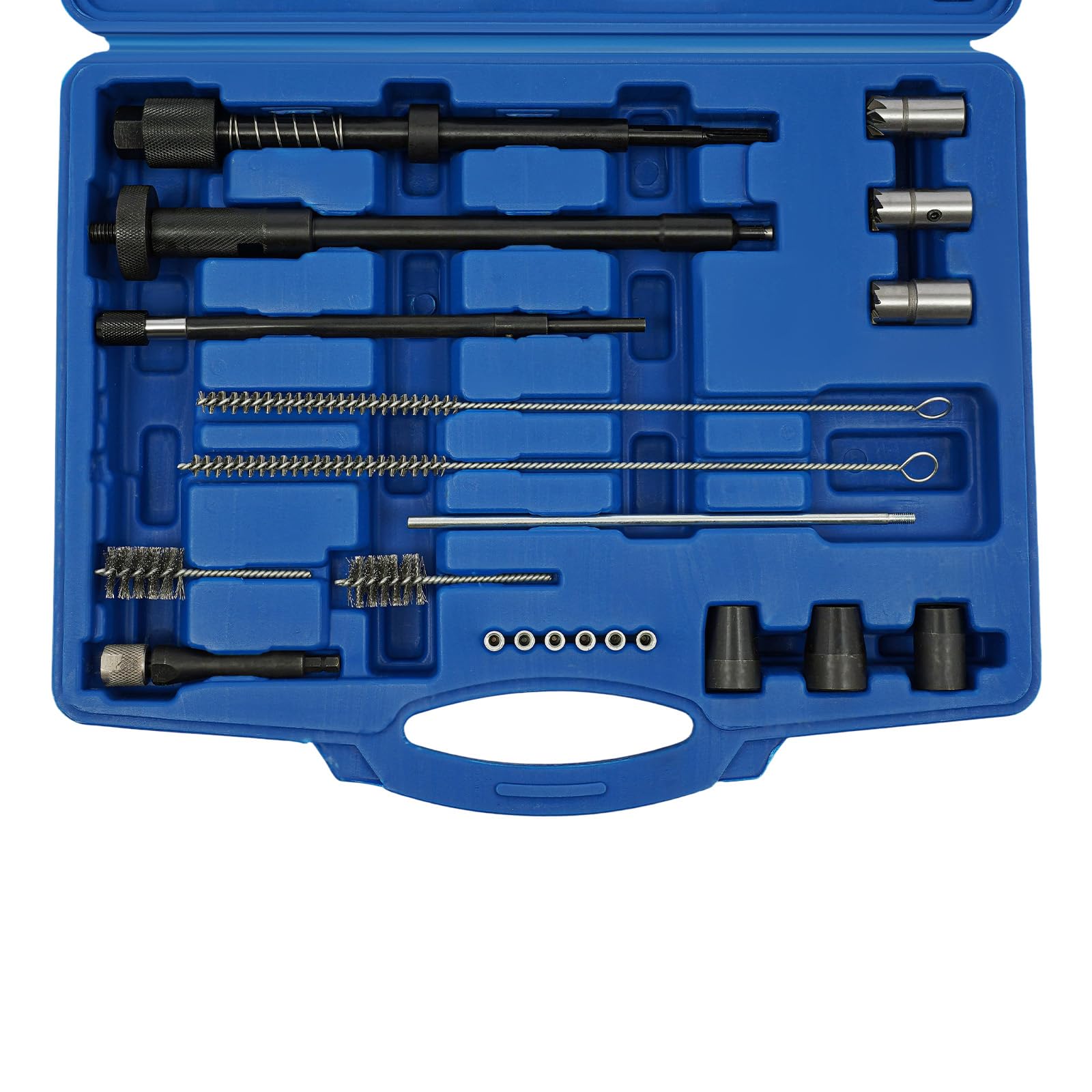 Iniettore Set di Pulizia Iniettore Carburante Cleaner Set Con Spazzole Per Auto Diesel Iniettore Pulizia Universale Professionale