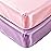 Satin Soft Crib Sheet 2 Pack, Great for Baby with Sensitive Hair, Silky Baby Sheet 52x28x8 Fitted Sheets for Girls (Pink & Purple)