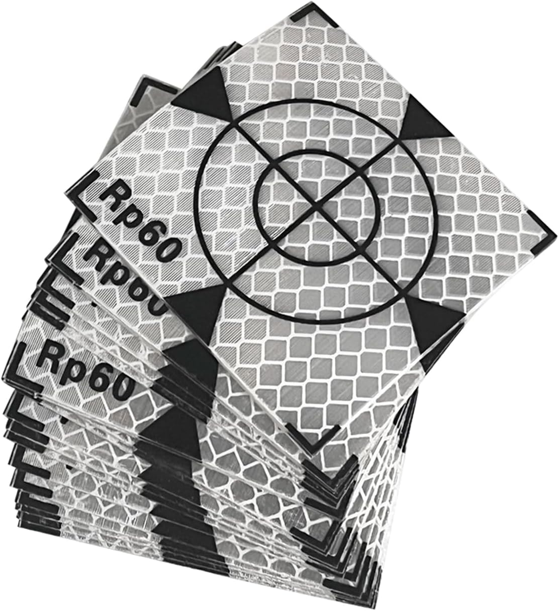100PCS 30MM /40MM/ 50MM/ 60MM Reflector Targets for Total Stations White