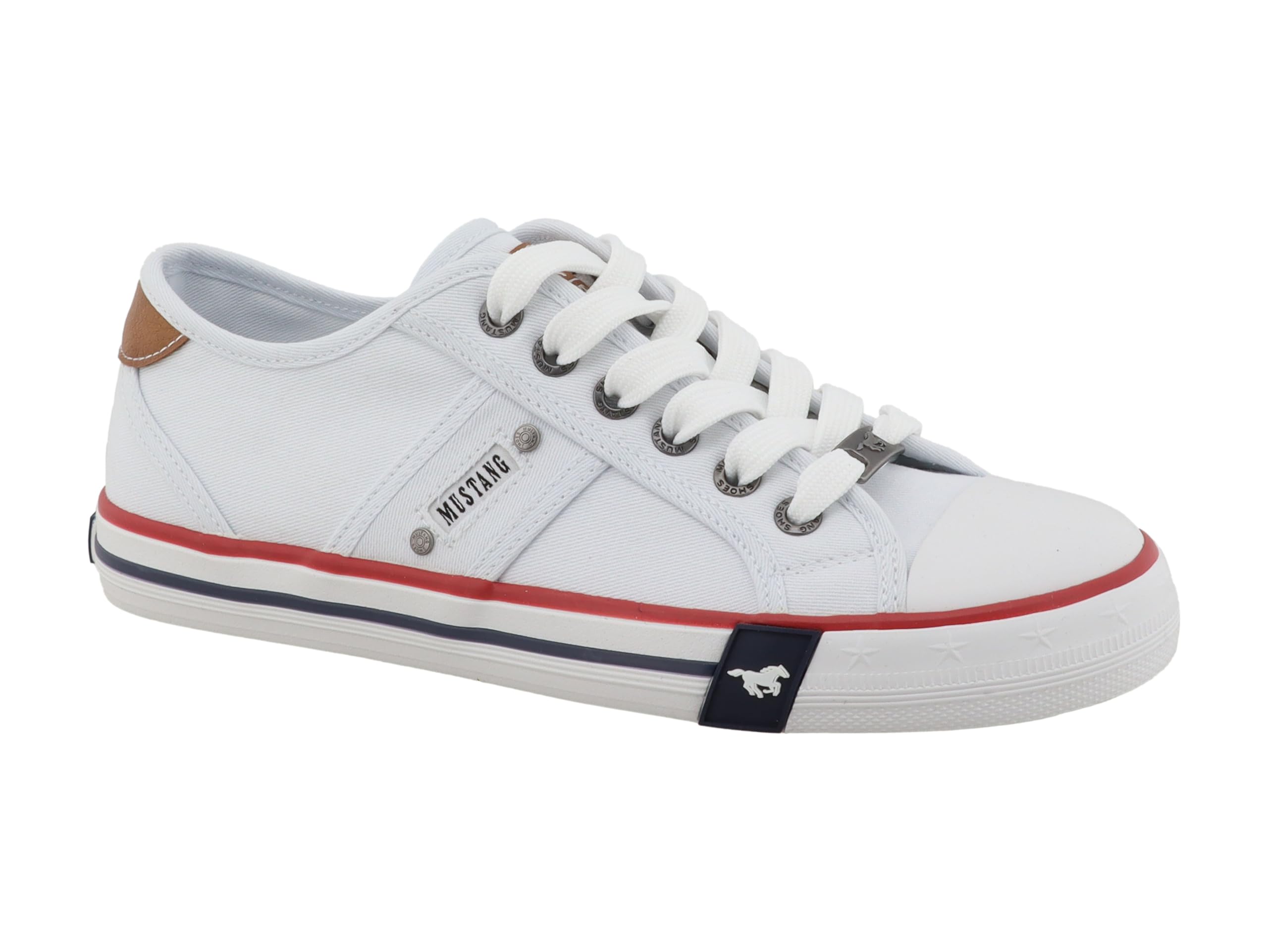 MUSTANG Damen Low-Top Sneaker, Frauen Halbschuhe