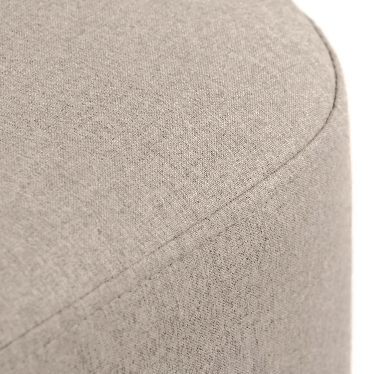 Brigros WeHome - Pouf Poggiapiedi In Tessuto, Pouf Sgabello Per Arredo Casa, Sgabelli Cucina, Soggiorno, Camera Da Letto, Ufficio, Poggiapiedi Da Scrivania, Vari Modelli e Colori (Quadrato, Grigio)
