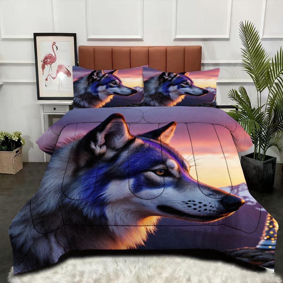 Couette loup 240x260 cm lavable pour en finir avec la literie lourde