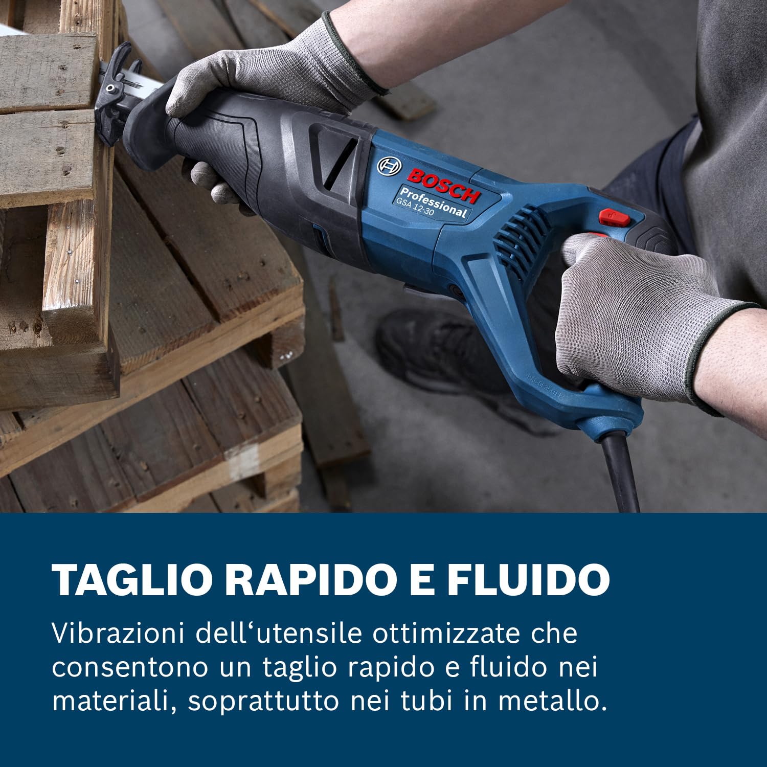 Bosch Professional Sega universale GSA 12-30 (incl. valigetta)
