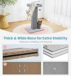 Made4Pets Poste de découpe de chat pour les chats intérieurs Carré de tapis avec lit Tall 32 Inch, Cat Scratcher Post avec Jouet pour les grands chats et chaton, Cat Stratch Post avec large base Protégez votre chat & Mobilier