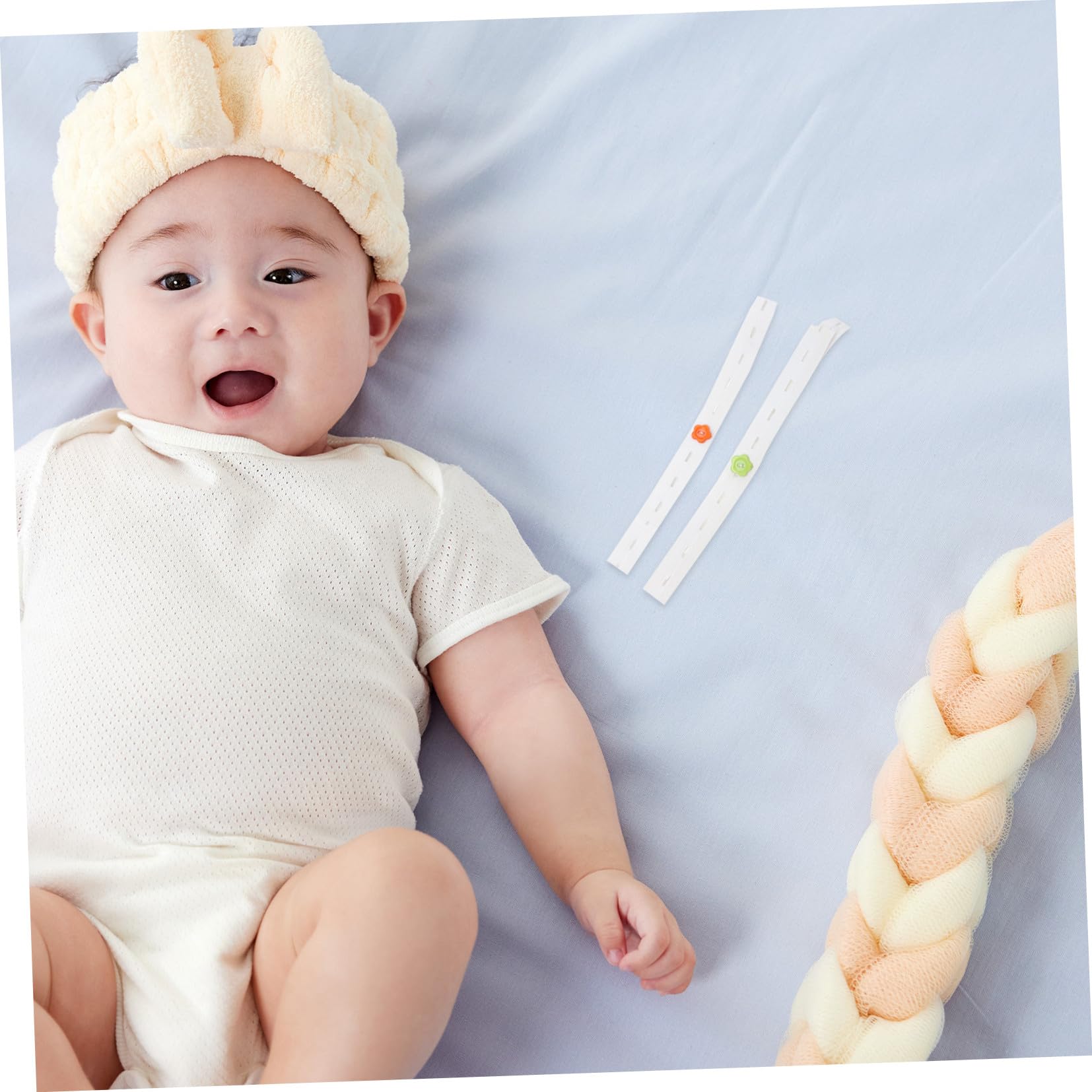 HEMOTON Fibbia Regolabile Bianca per Pannolini Elastica Resistente 40 Stili