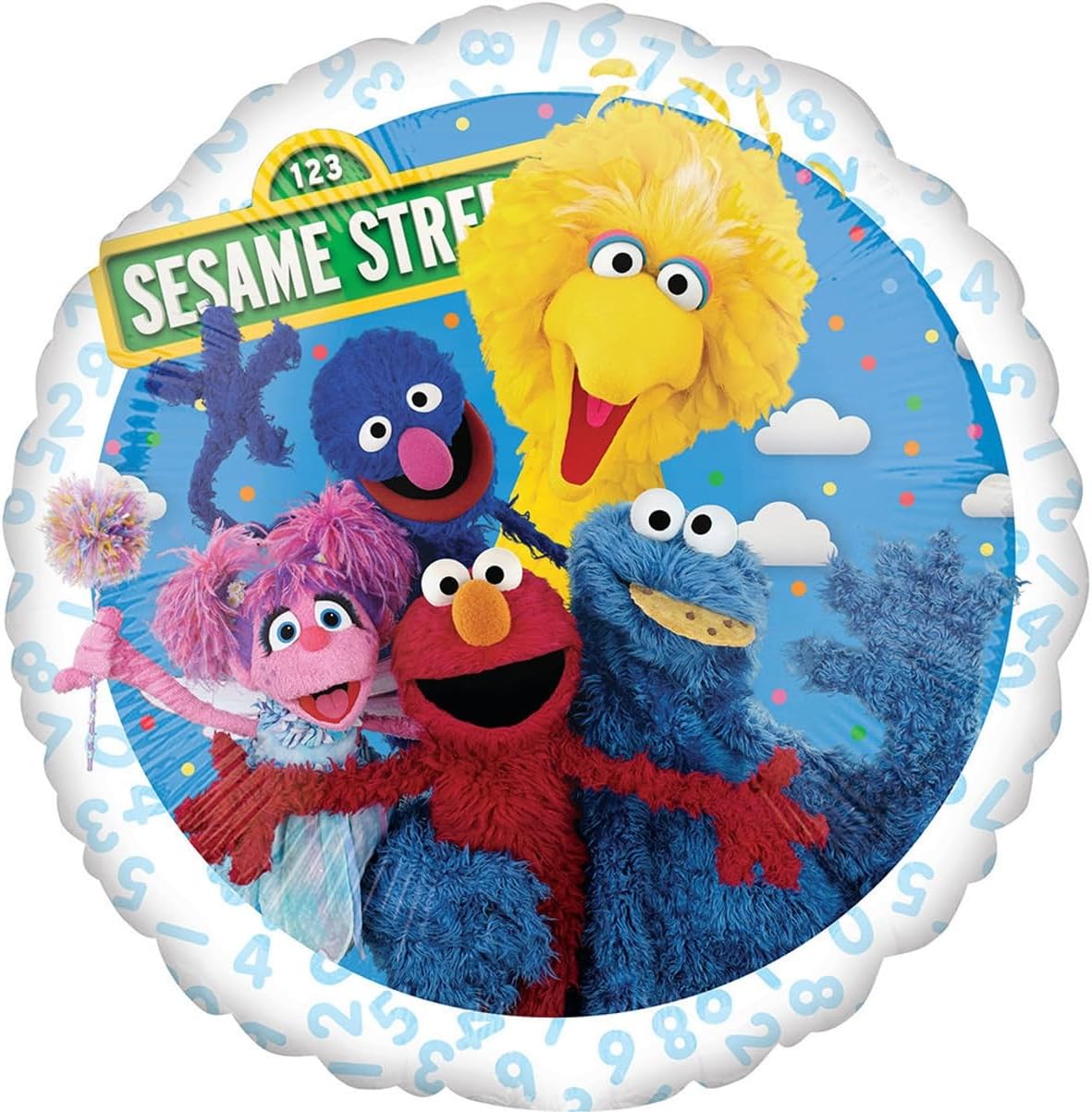 Sesame Street Elmo 2nd Birthday Party Supplies Balloon Bouquet Decorations