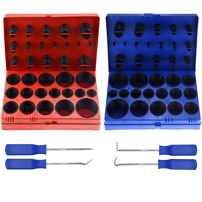 826个O型圈套件，Wimayo汽车和水管维修橡胶密封圈工具包