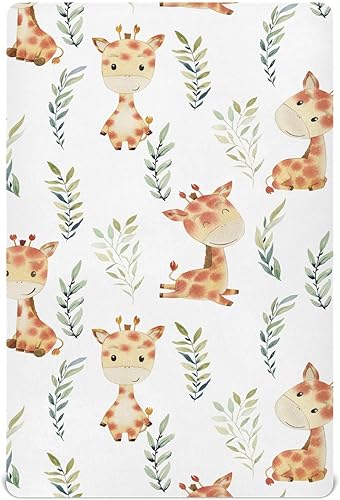 Miniatura 9 de Sábanas bajeras para cuna, diseño de patas de perro, elásticas, portátiles, para bebé y niño, colchón suave y transpirable para cuna pequeña, 52 x