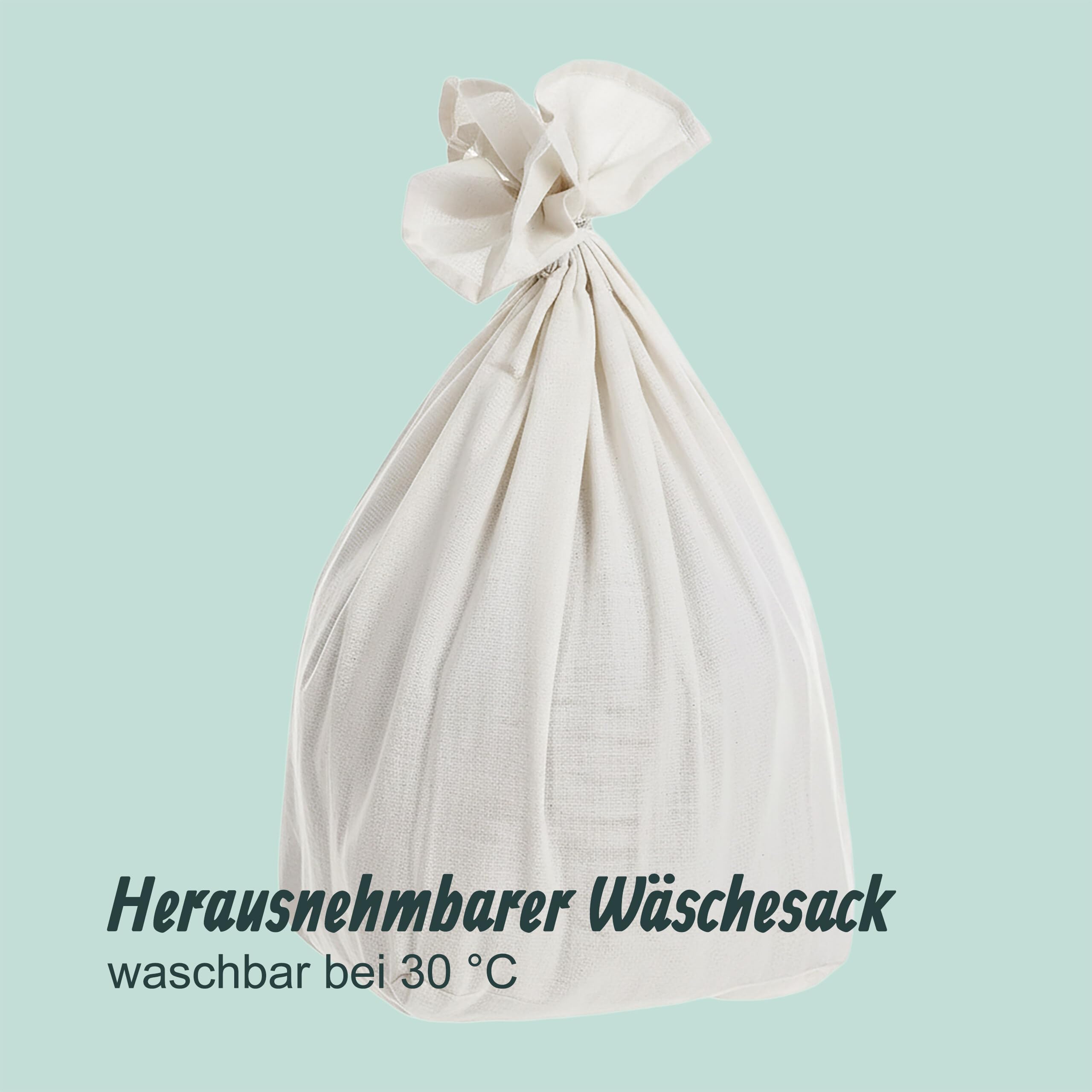 Relaxdays Wäschekorb mit Deckel, 3 Fächer, Bambus, 105 l, faltbar, HxBxT: 63x52x32 cm, Wäsche Sortiersystem, Dunkelbraun