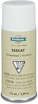 PetSafe SSSCAT Automatic Spray Pet Deterrent Replacement Can - Contactless Behavior Correction - Motion Sensor Air Burst - Only Compatible with First-Generation SSCAT Spray Deterrent System