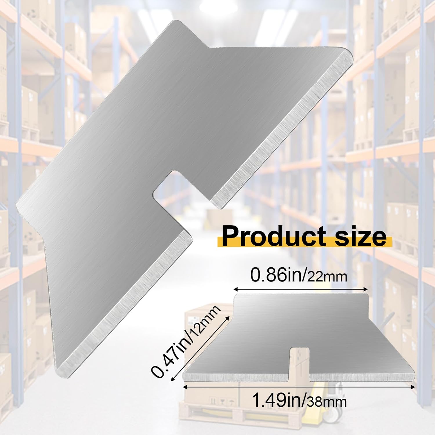 20 Pack Cutter Replacement Blades for Easy Cut, Blade Suitable for Easy Cut/EZ 1000, 1500, 2000, 4000 series and Veltec VC900, VC1000, VC2000, VC4000 safety cutters