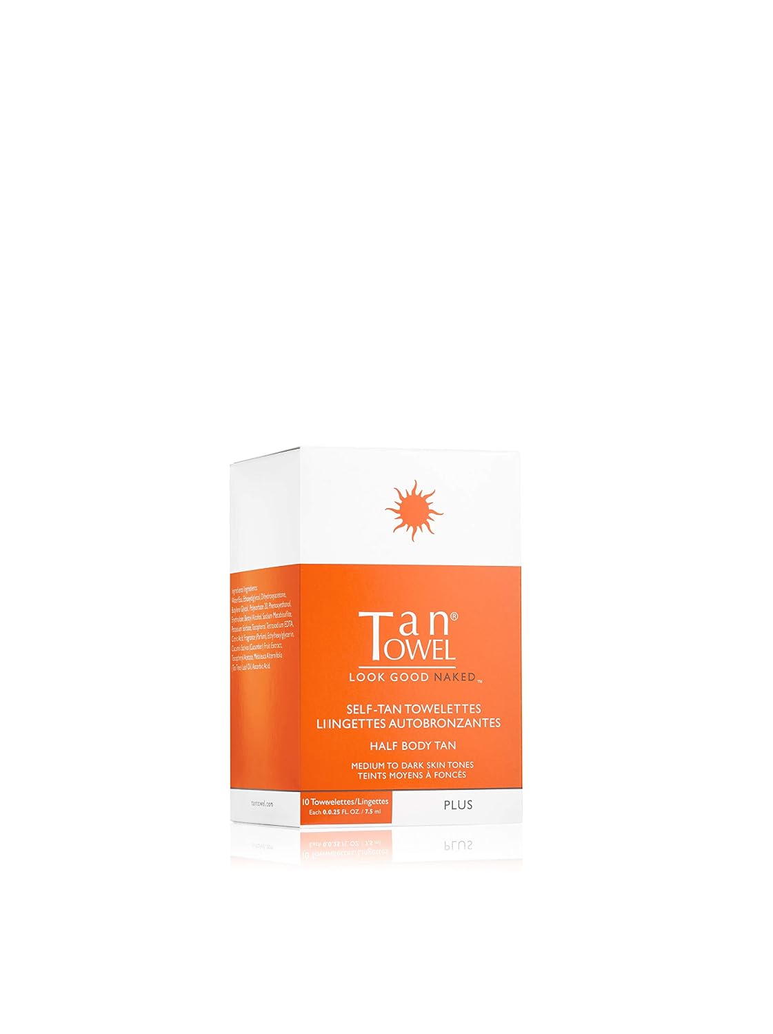Tan Towel Half Body Plus, 10 Count (Pack of 1)
