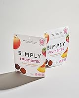 Vista 8 de SIMPLY Fruit Bites (Really Real Gummies) Made with Real Fruit Peach and Raspberry 5.3 oz (Pack of 2) No Cane Sugar + Gluten Free + Kosher