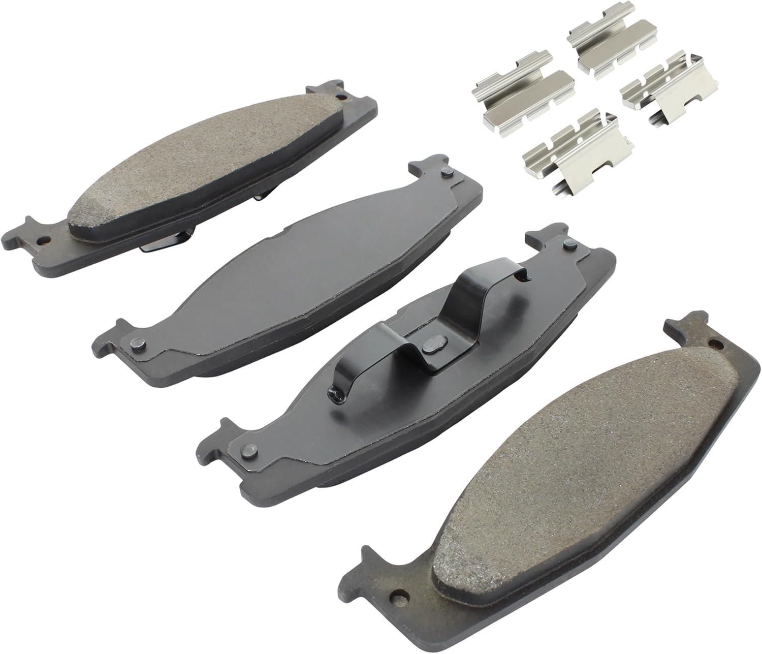 QUALITY-BUILT Front Semi-Metallic Brake Pads, Work Force 1002-0632M, Compatible with 1994-2003 Ford (Bronco,Club Wagon,E-150,E-150 Club Wagon,E-150 Econoline,E-150 Econoline Club Wagon,F-150)