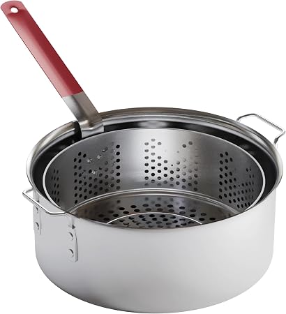 Gas One Aluminum Cooking Pot Deep Fryer with Basket –