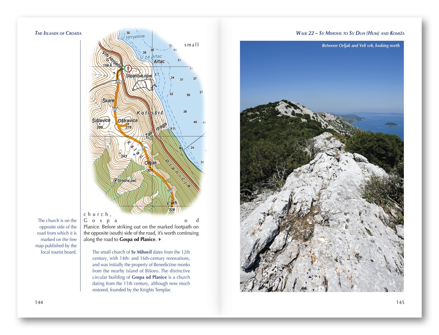 The Islands of Croatia: 30 walks on 14 Adriatic islands