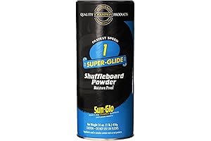 Sun-Glo Crokinole Powder - 16oz Super Glide Speed Wax