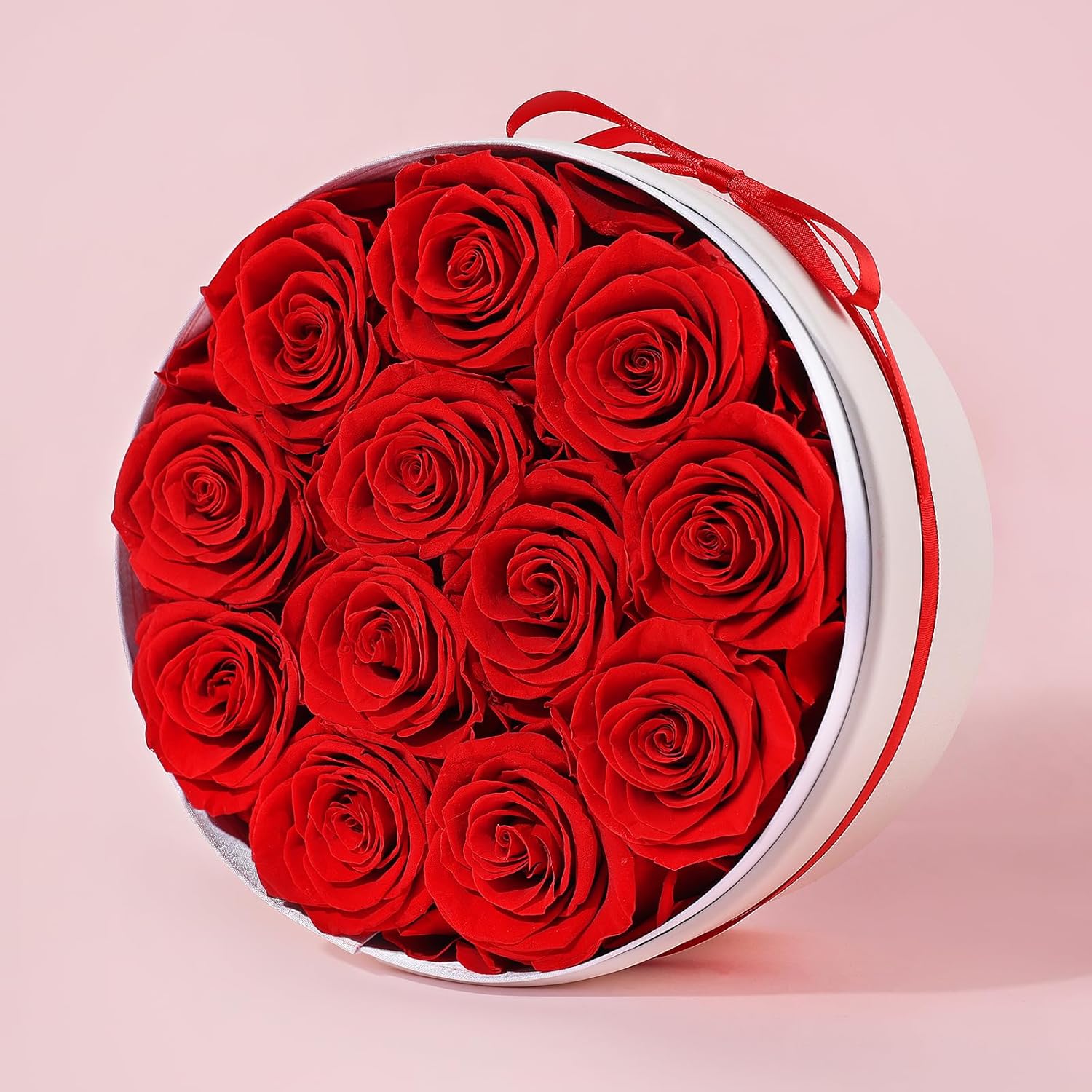 FIACO Gifts for Women Preserved Flowers in a Box-12 Forever Real Rose Flowers for Delivery Prime Birthday Gifts for Mom Grandma Wife Girlfriend Sister Fresh Flowers Eternal Rose - Image 3