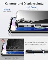 HOOMIL Priehľadný kryt na Samsung Galaxy A14 4G/5G – Ochrana proti žltnutiu, krištáľovo čistý TPU zadný kryt 5
