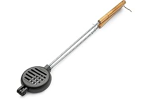 Sizzling Goodness: Old Mountain's Campfire-Ready Hamburger Iron