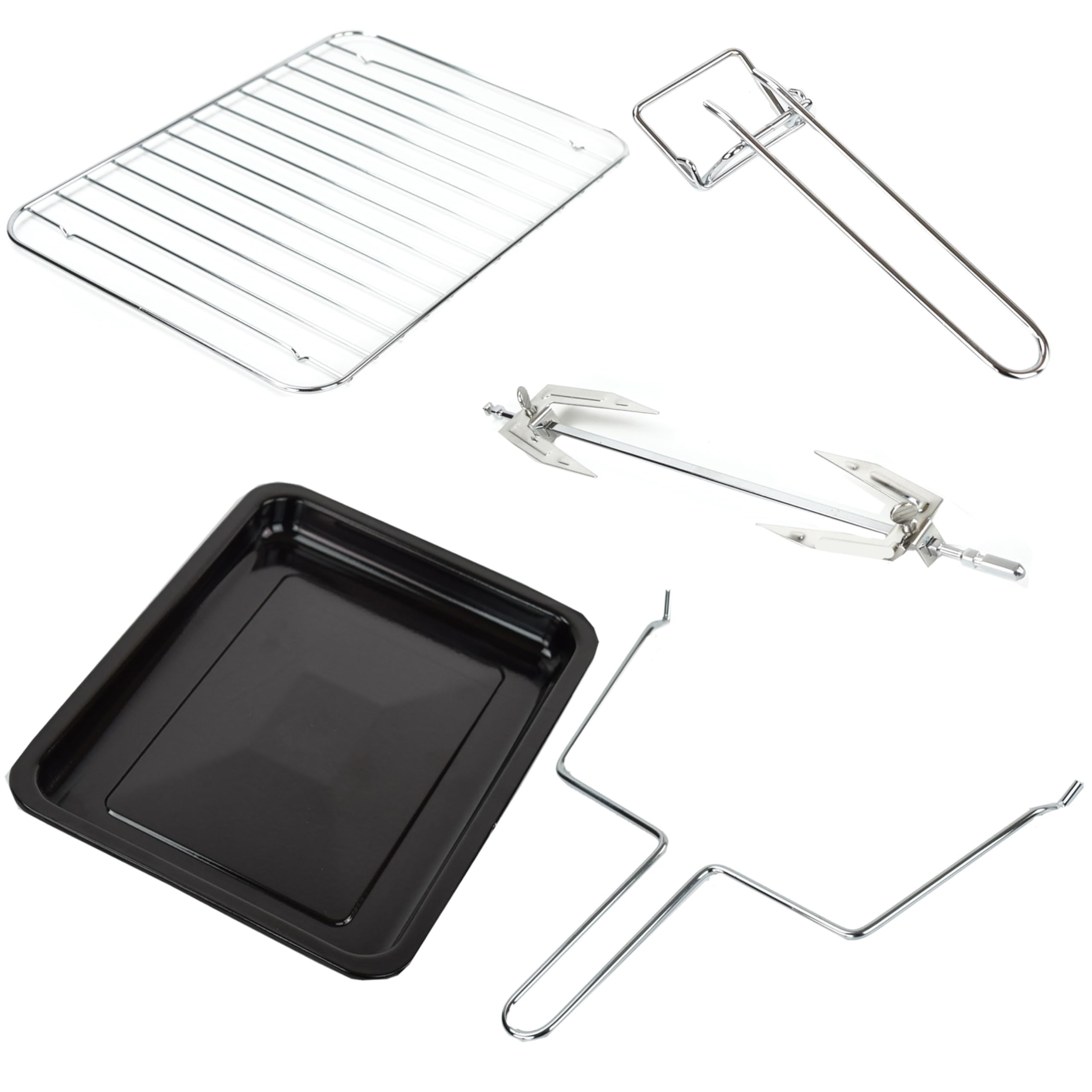 Syntrox Germany 26 l Minibackofen 2 Kochplatten Etass | Kleinküche | Miniofen | Pizzaofen, für kleine Küchen, mit Timer, inklusive Zubehör, Platzsparend, Miniherd
