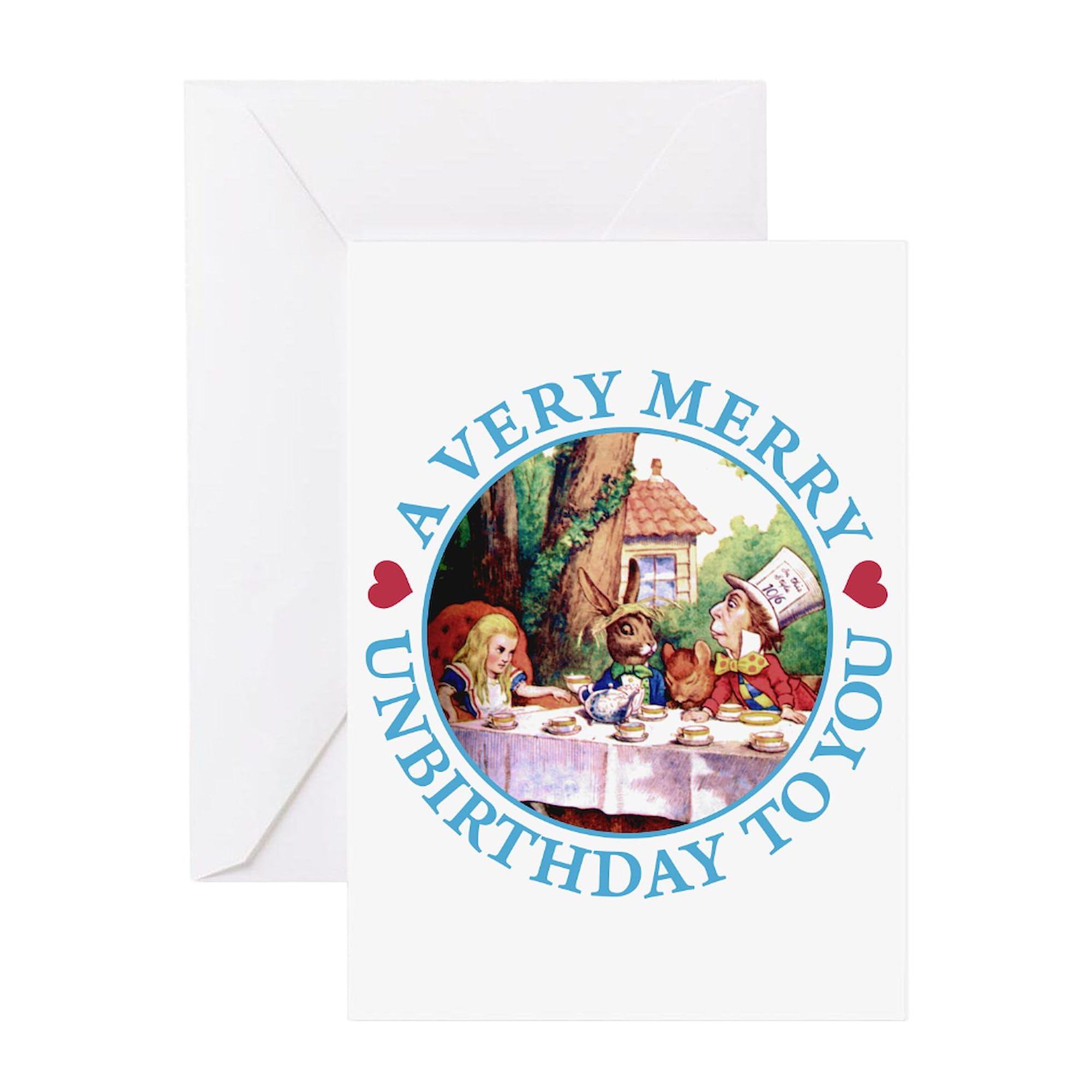 Amazon.com : CafePress A VERY MERRY UNBIRTHDAY Folded