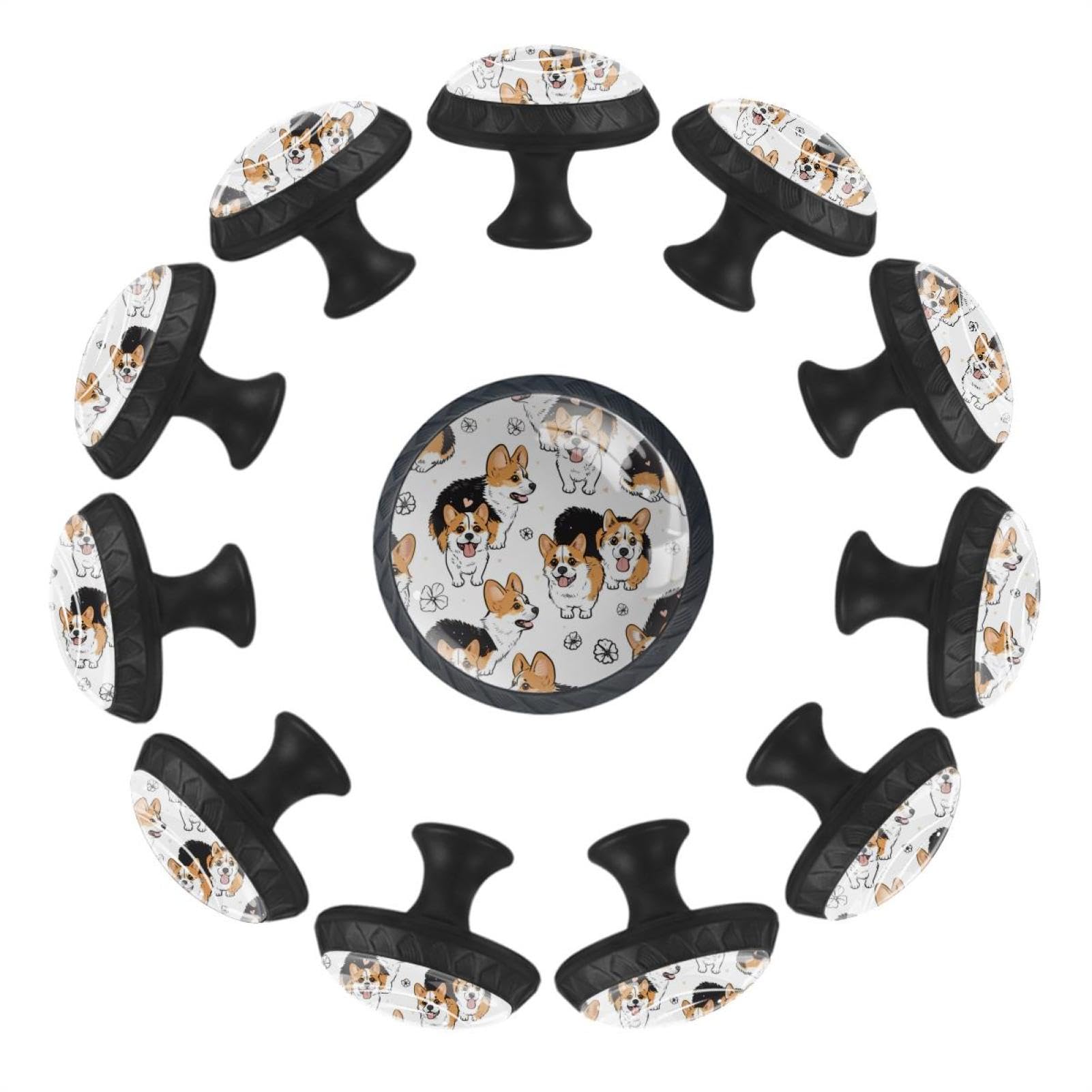 Boutons d'armoire chien mignon pour relooker la commode de la chambre d'enfant