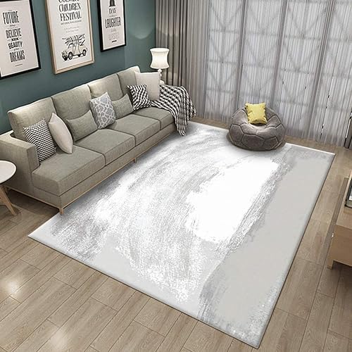 MOXIC Living Room Area Rugs 6x7.5 Feet Soft Abstract Fleece Bedroom Rugs for Bedroom Kids Indoor Outdoor Decor Nursery Rug Rectangle, 6x7.5 Feet
