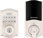 Kwikset HomeConnect 620 Z-Wave Long Range Enabled Keypad Smart Lock Convenient Keyless Entry, Customizable User Codes, Ring Alarm Compatible, Hub Required, Sold Separately Satin Nickel Traditional