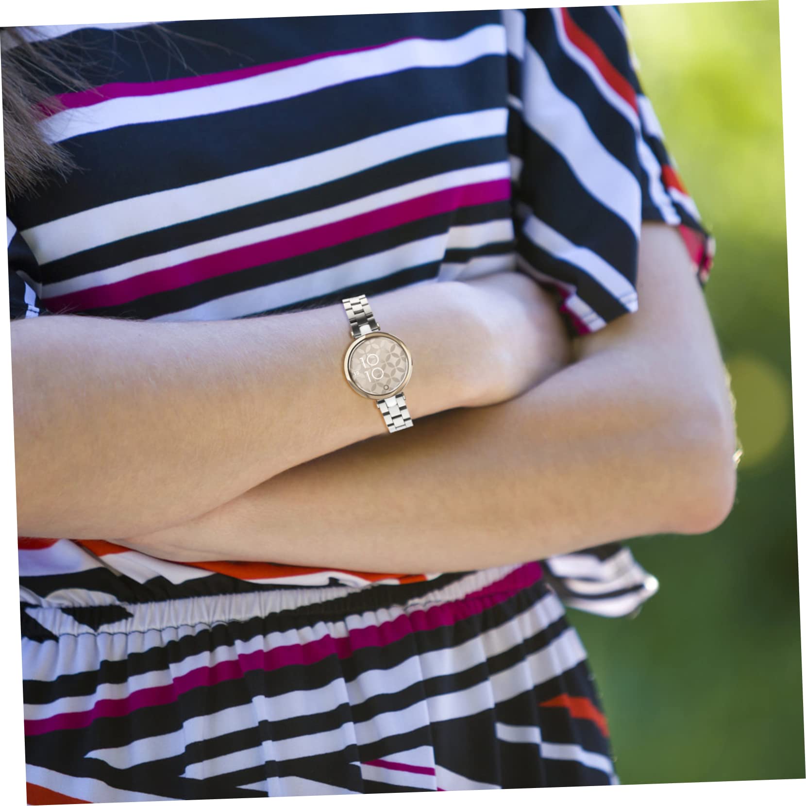 3pièces Bracelet Inoxydable Pour Montre Connectée Élégant Et Confortable Pour Sport Occasions Professionnelles