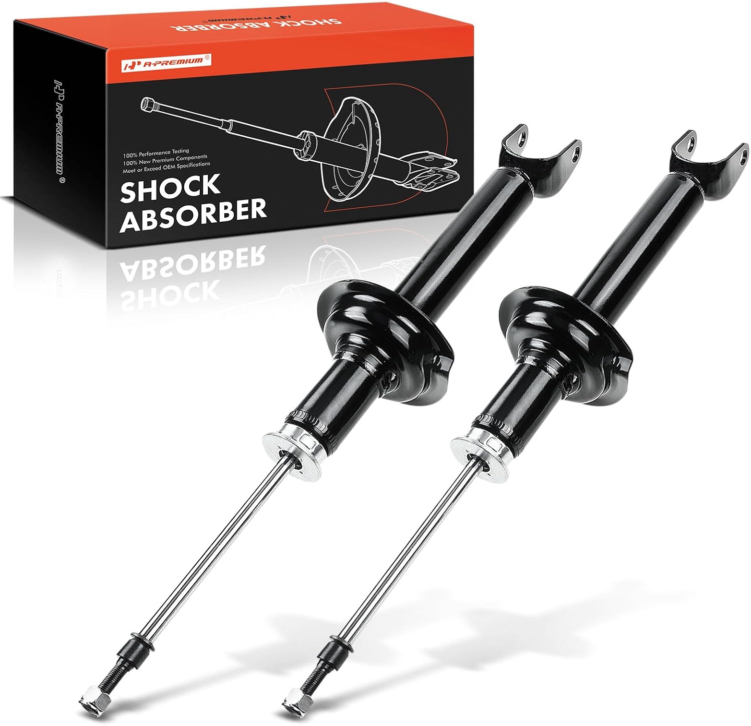 A-Premium Rear Pair (2) Strut Assembly Compatible with Lexus SC300 1992-2000, SC400 1992-2000, Driver and Passenger Side