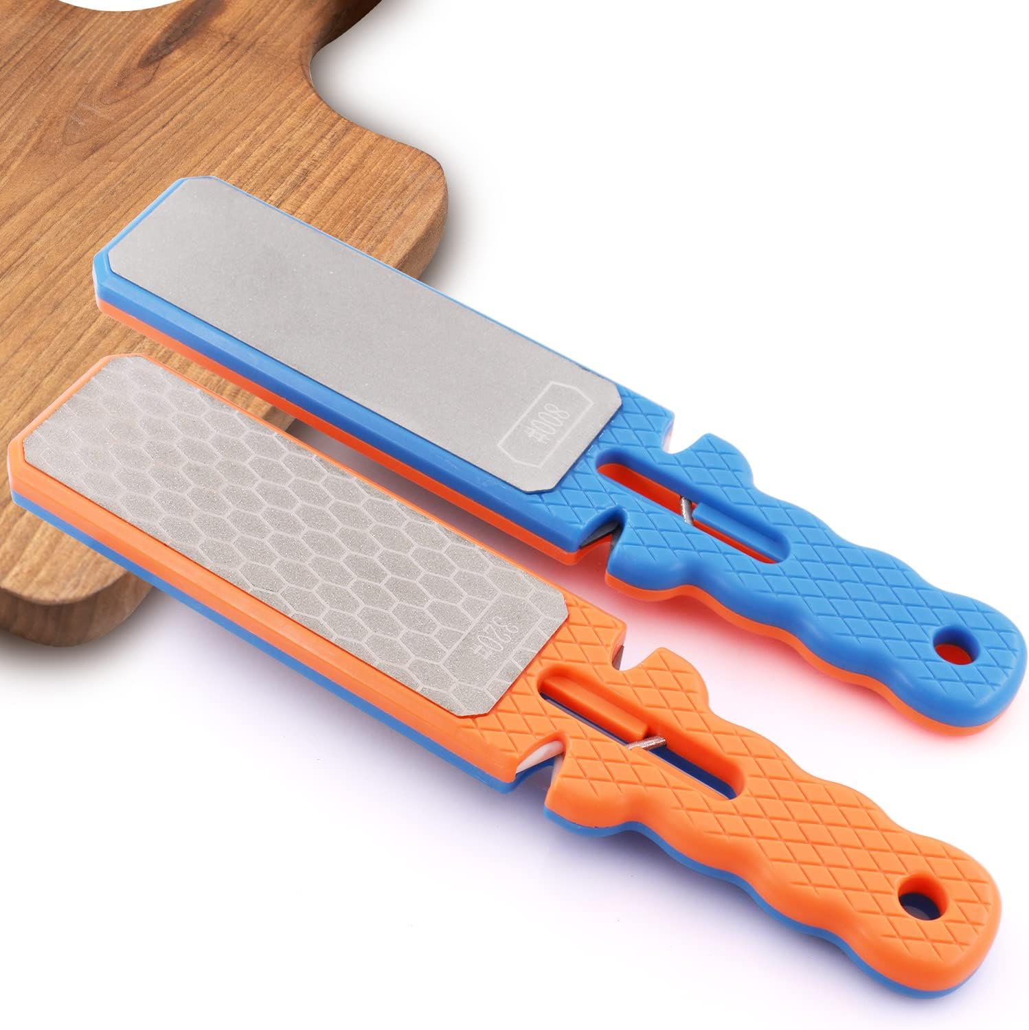 Z-LION Diamond Double-Sided Hand-held Knife Sharpener Five-in-one Sharpening Stone for Scissors Ceramic Fruit Kitchen Knives Fine/Coarse Grit Sharpen Tools