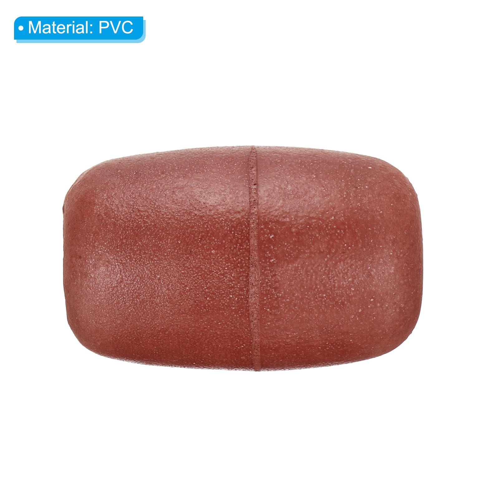 PATIKIL 4,33" x 2,76" Boe Galleggianti per Corda, 6pz 270g Galleggianti per Acque Profonde Boa Galleggiante in Corda per Segnalatori Sentieri Galleggianti Barche Kayak Piscina, Rosso