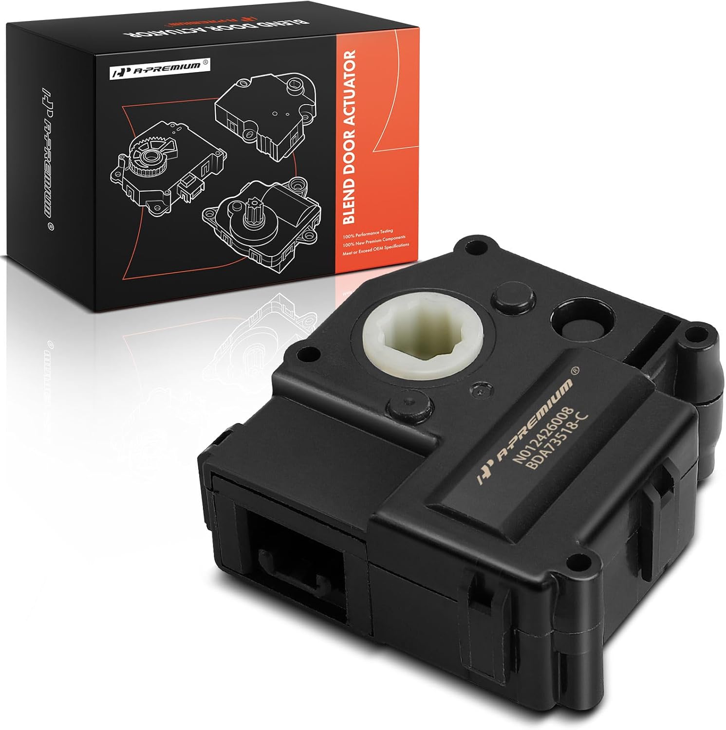 A-Premium HVAC Heater Blend Door Actuator Compatible with Toyota RAV4 2006-2015, Prius 2010-2015, Land Cruiser, Prius Plug-In/Prius V & Lexus IS250, IS350, GS350, GS450h, LS460, LS600h, LX570, HS250h