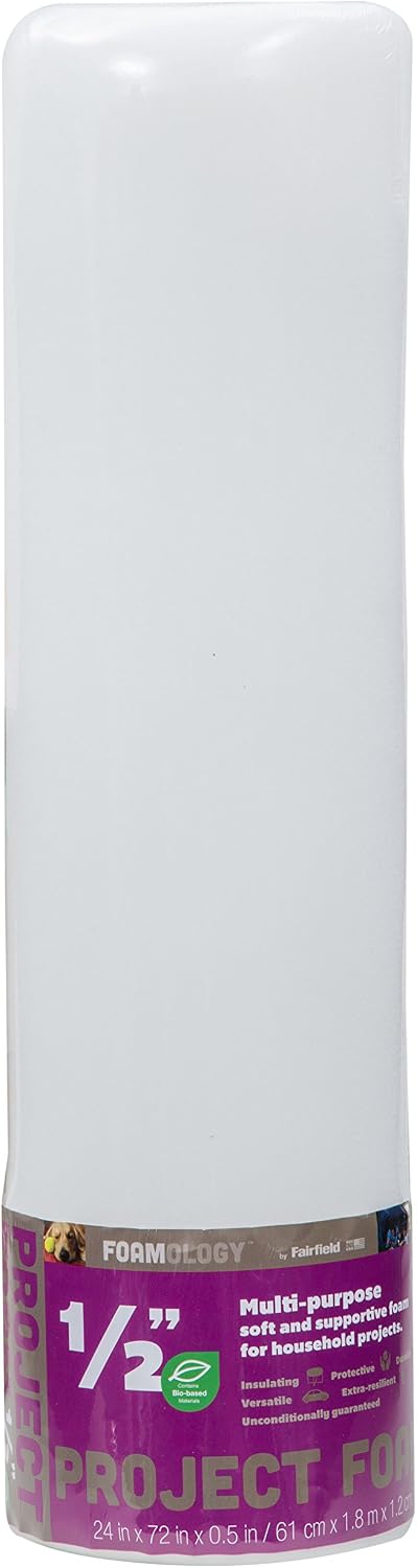Fairfield Project Foam, 24 by 72 by 0.5-Inch
