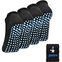 ELUTONG Pilates Non Slip Socks Ballet Barre Sticky Grippers Socks for Women