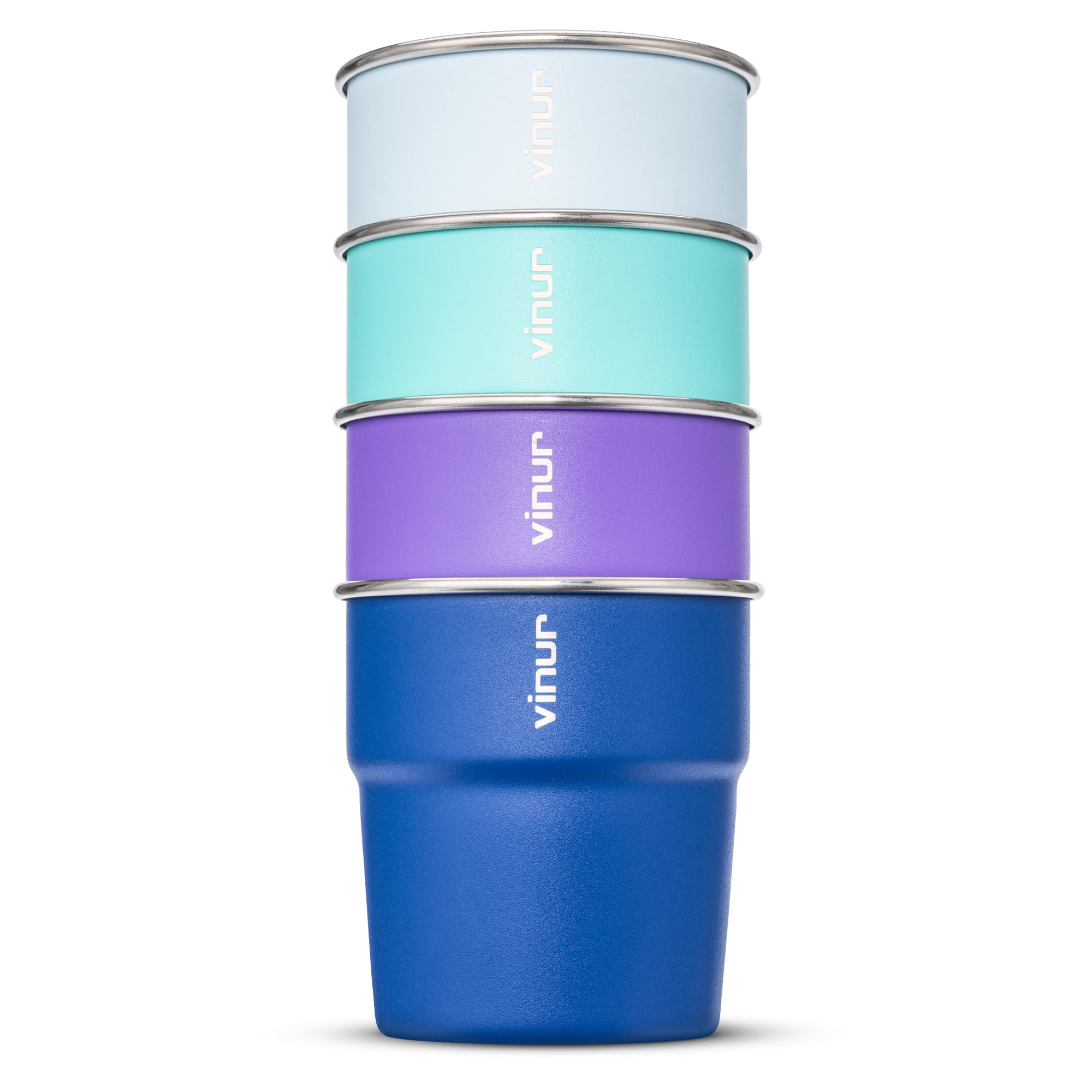VINUR 8 oz Stainless Steel Cups