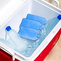 Vista 4 de Paquetes de hielo recargables reutilizables para enfriadores Paquetes de congelador para loncheras, suministros de campamento Bloques de hielo