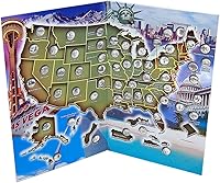 Vista 3 de Juego completo de colección de 50 estados no circulados (99-08) + 6 cuartos de territorio del programa de territorios de los Estados Unidos en un