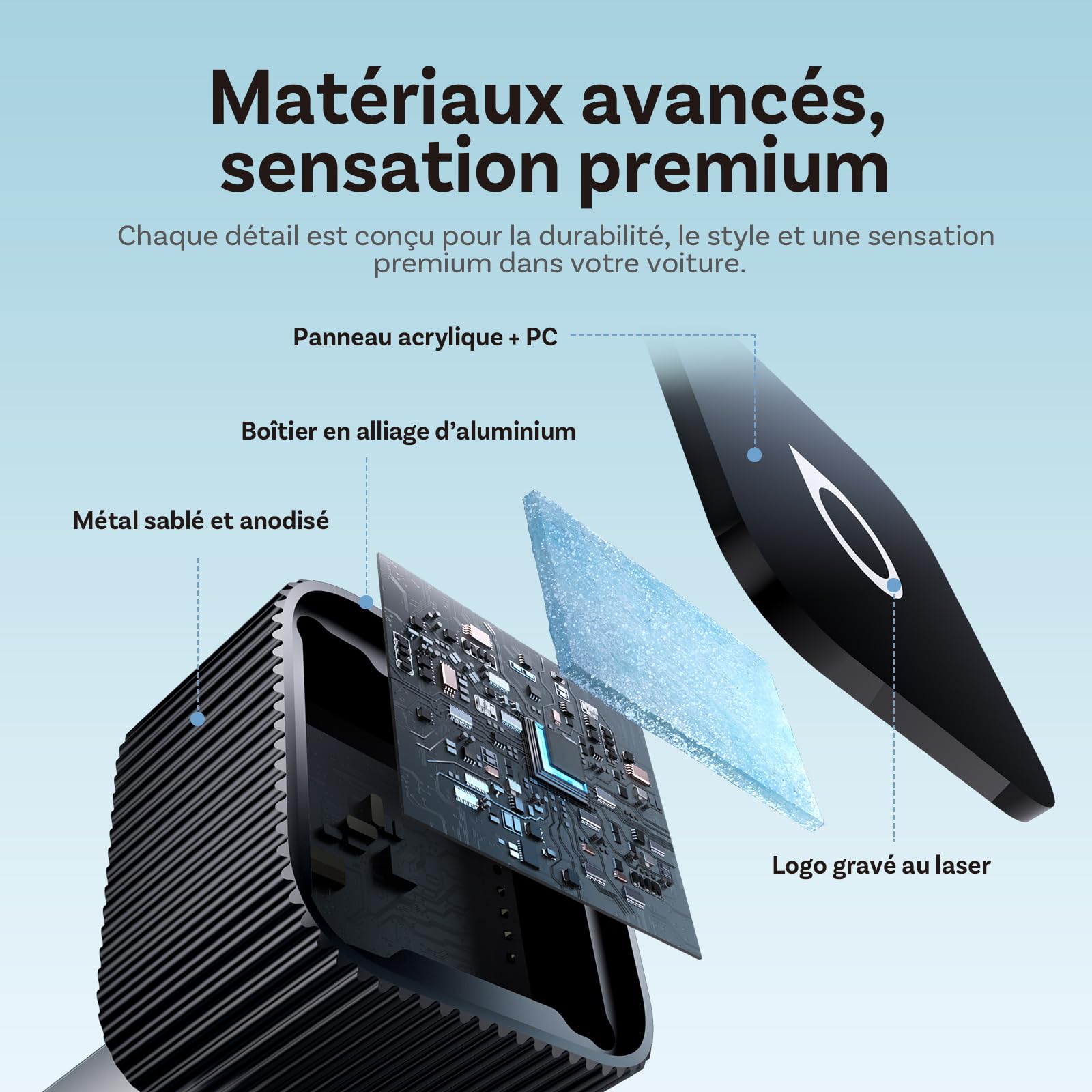 OTTOCAST Mini Slim 2026 Amélioré, 2-en-1 Adaptateur Wireless CarPlay & Android Auto avec Type-A/C pour iOS 10+ & Android 11+, Support Multi-Utilisateur, Plug & Play convertit Filaire en sans Fil