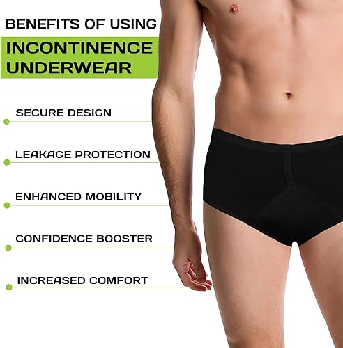 Miniatura 3 de Ropa interior para hombres para incontinencia de hombre, ajustado y discreto, tela de alta tecnología y cierre de corte moderno en incontinencia de