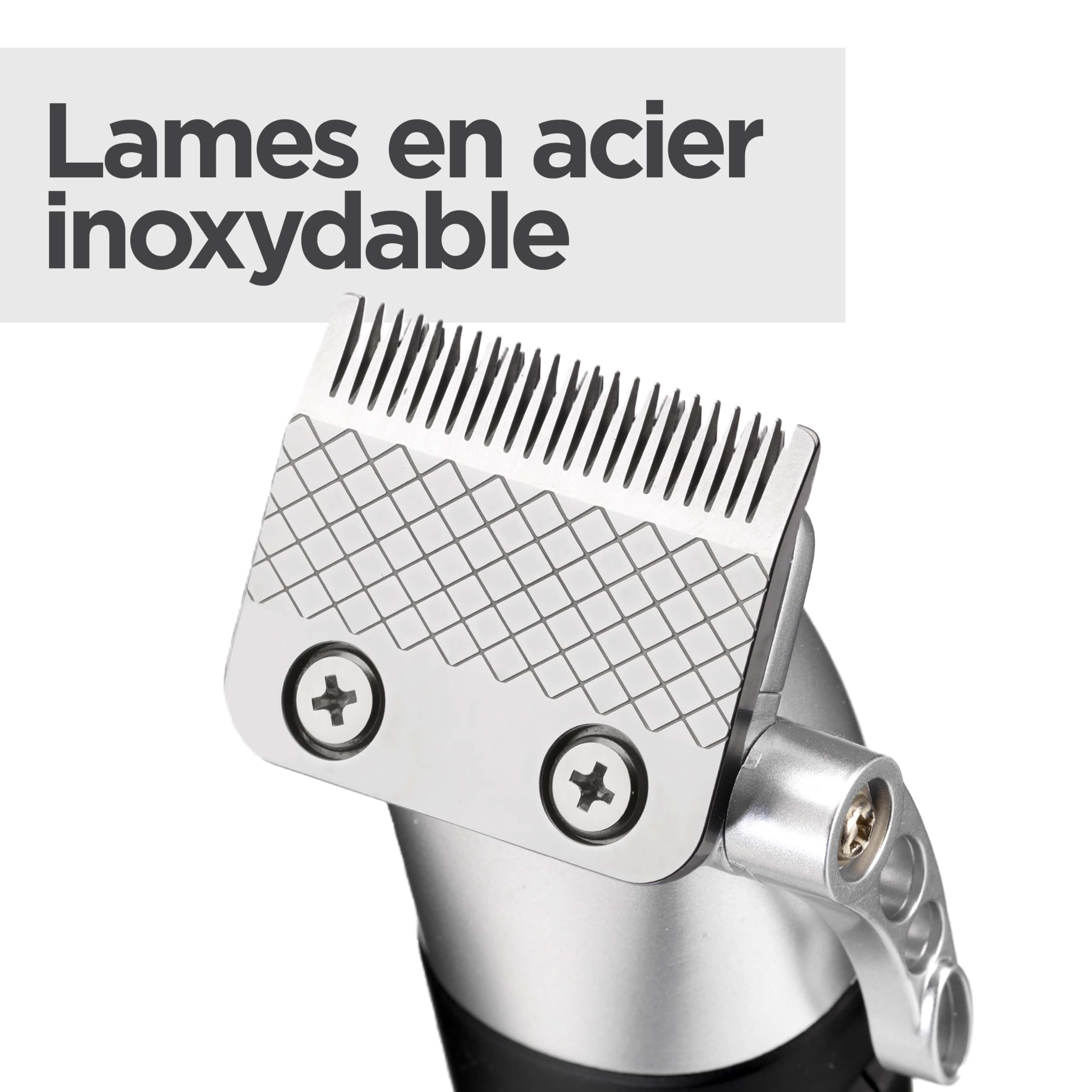 BaByliss E812E Tondeuse cheveux sans fil Lithium Power, batterie Lithium, charge rapide, lames acier japonais, 8 sabots