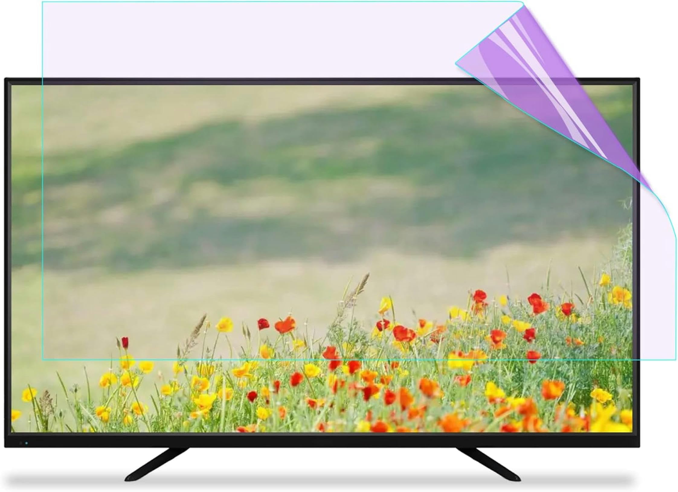 Film protecteur écran de télévision anti-lumière bleue anti-reflet 43-65 pouces