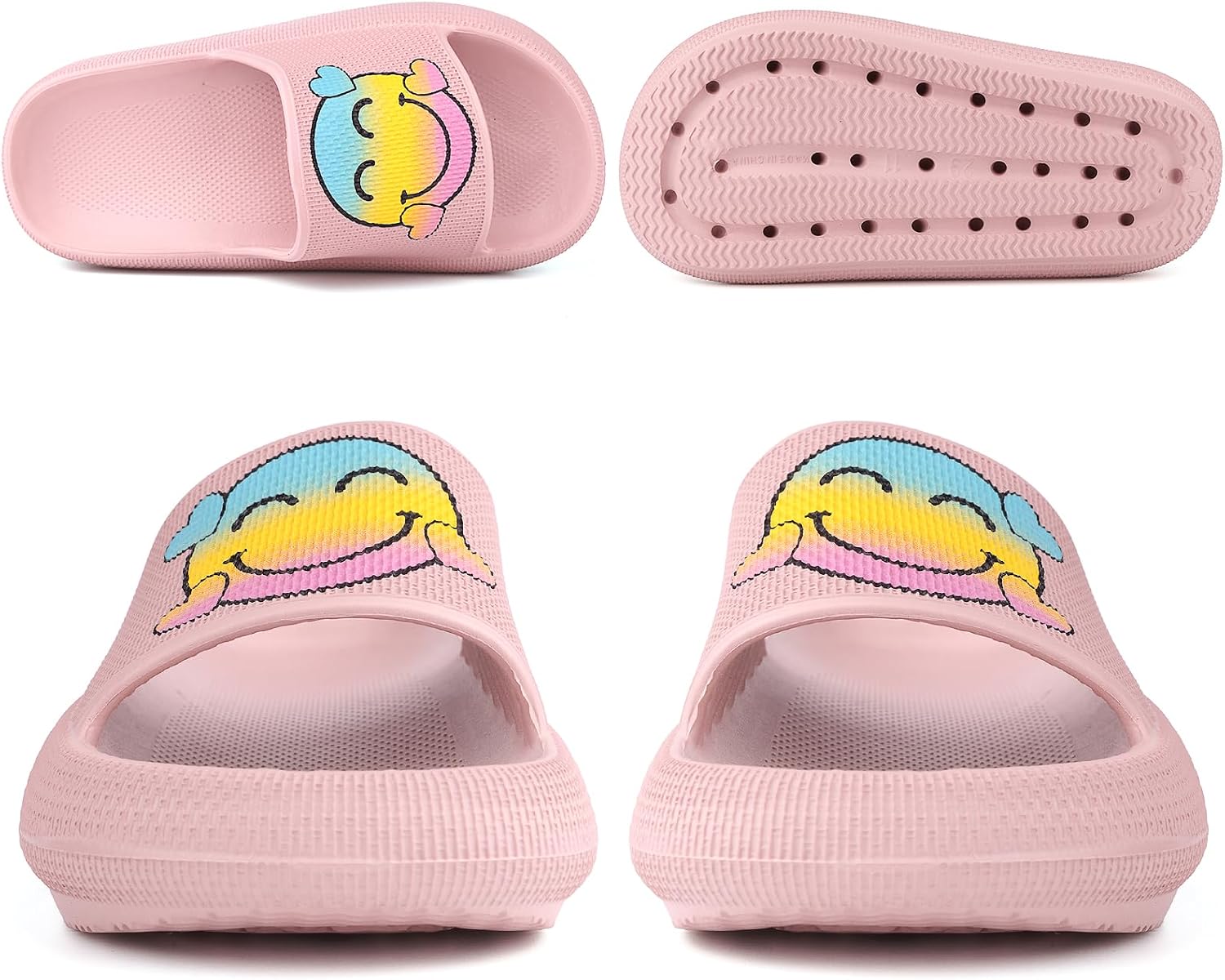 Kids Cloud Slides Boys Girls Pillow Slippers Ultra Cushion Sandals