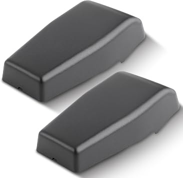 GoaMotors 2PCS Black Rear Window Hinge Cover Liftgate Glass Hinge Cover Left Hinge Covers Trim fit for Jeep Wrangler JK JKU 2007-2018, Replace 68413488AA