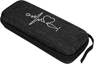 Stethoscope Case,Stethoscope Bag Stethoscope Case For Nurses Simple Shockproof Stethoscope Storage Bag EVA Portable Stethoscope Organizer Box (GC-0360 auscultation bag 7 colors black)