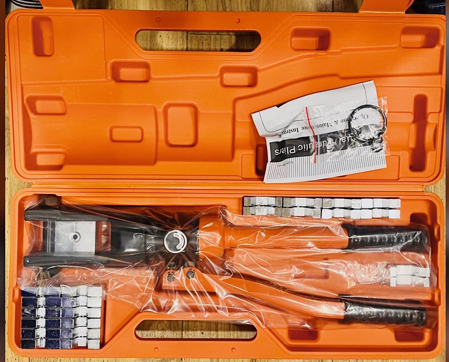 XTRA 400-HD Hydraulic Crimping Tool - Cable Crimping Plier Tool Kit (10-400 mm, 14 Sets)