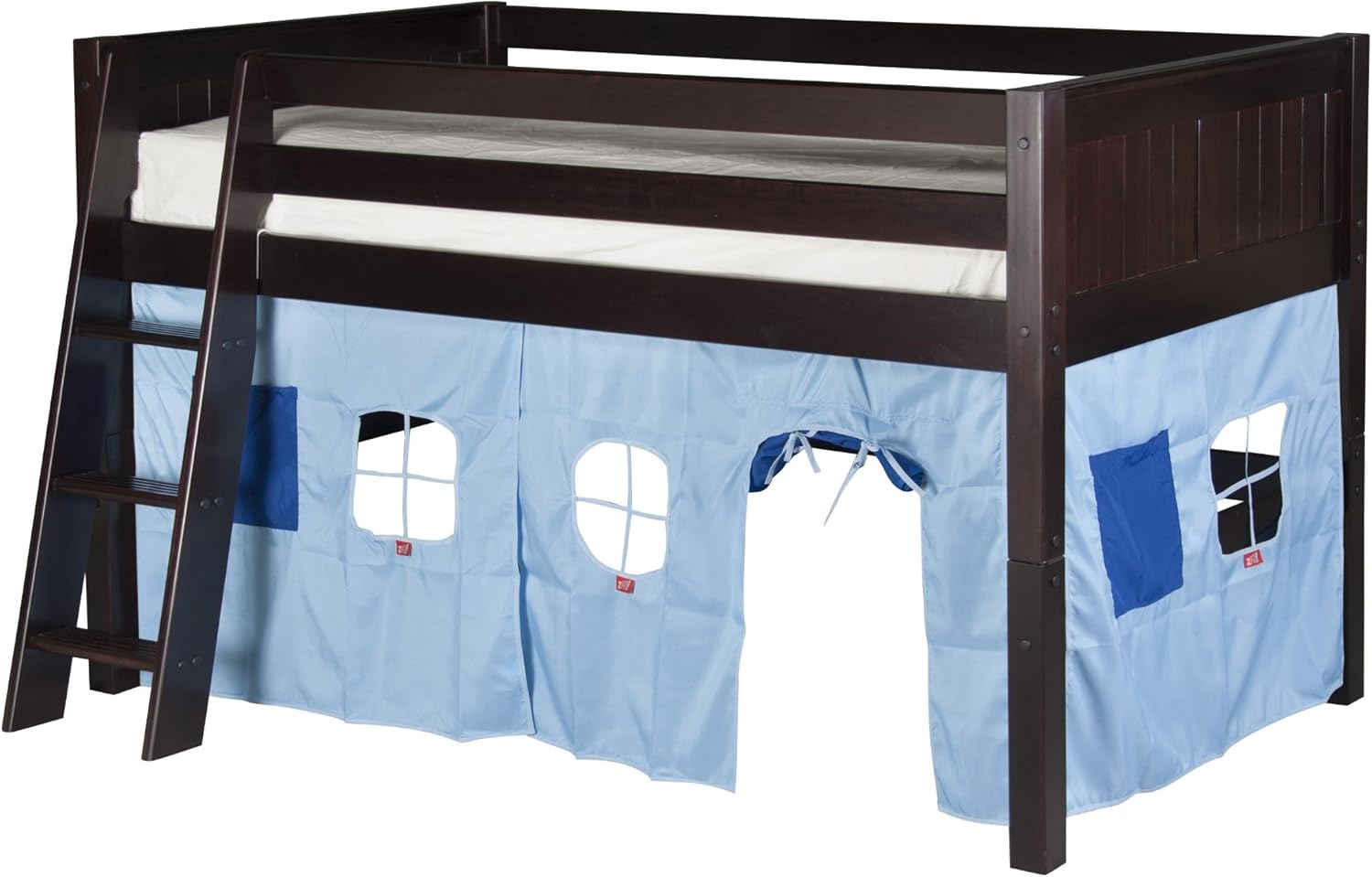 Camaflexi Fabric Playhouse Kit for Low Loft Bed, Blue